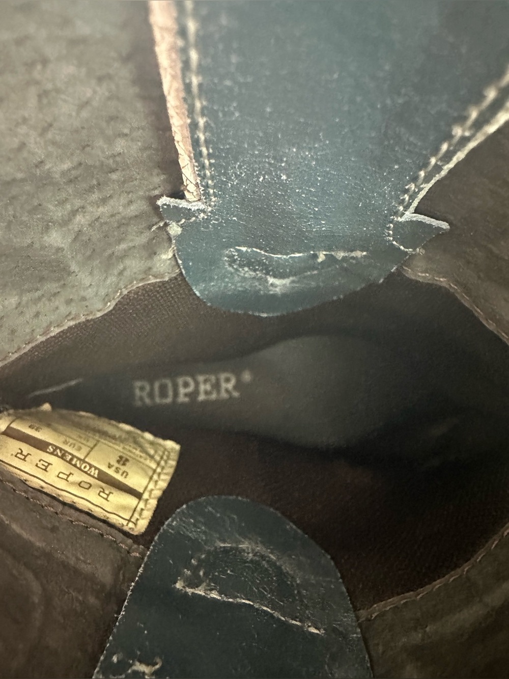 Americana Patriotic Western Boots USA Flag Leather Summer 4th of July Cowboy 8 - Picture 13 of 15